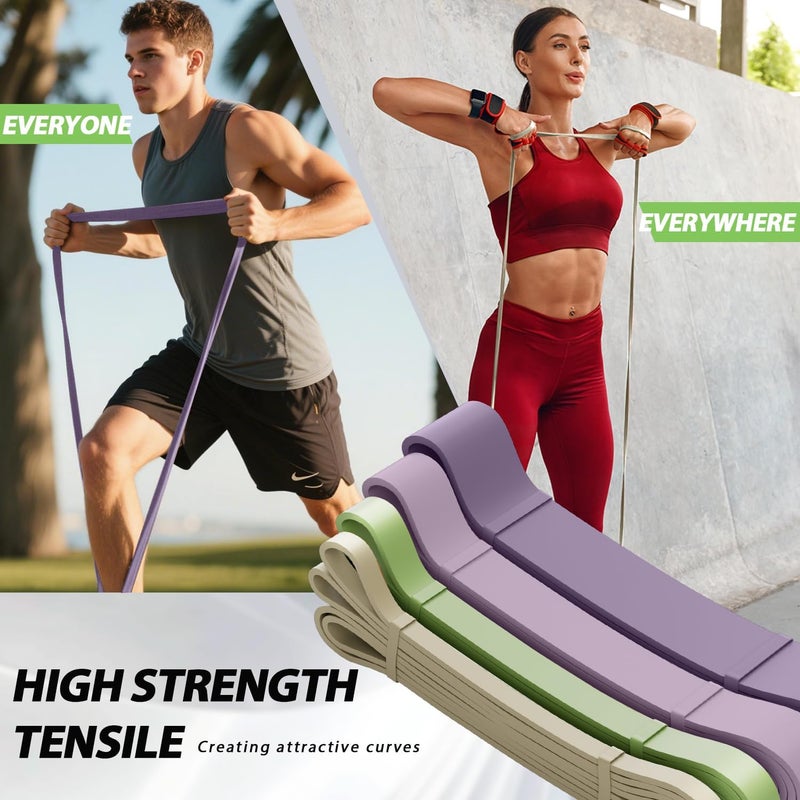 Leekey Resistance Bands, Exercise Bands,Pull Up Assist Bands - Bands for Working Out,Band for Men and Women Fitness Training, Physical Therapy,Home Workouts - Image 4